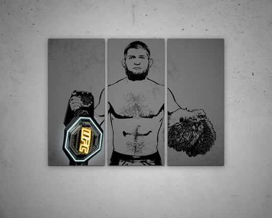 Khabib Nurmagomedov Canvas Wall Art
