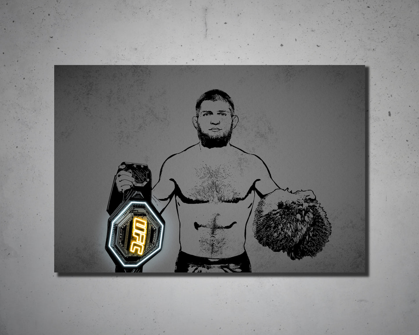 Khabib Nurmagomedov Canvas Wall Art