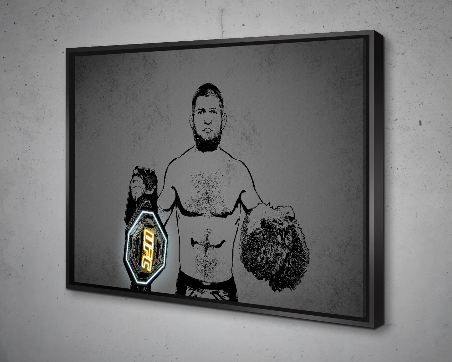 Khabib Nurmagomedov Canvas Wall Art