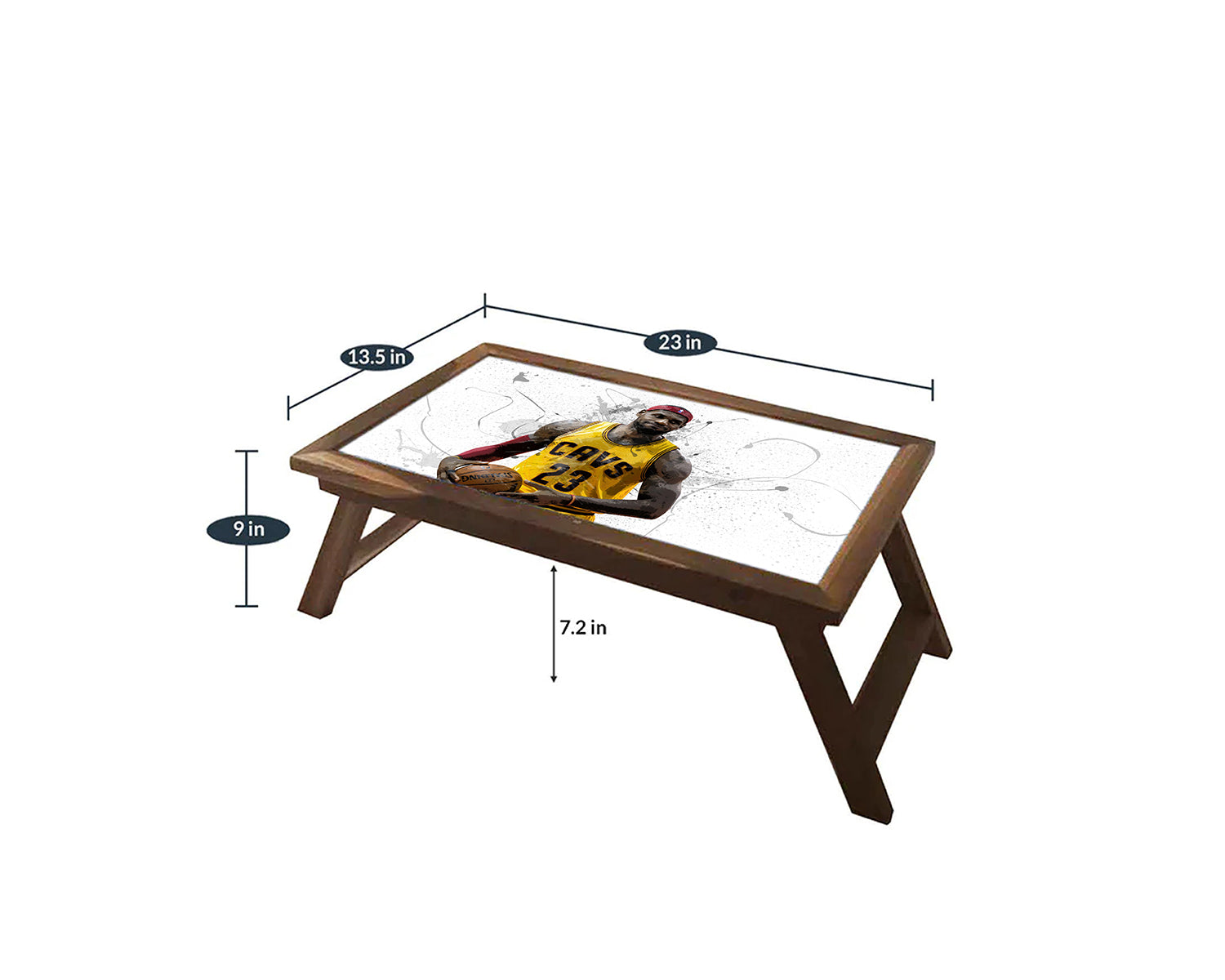 LeBron James Splash Effect Coffee and Laptop Table