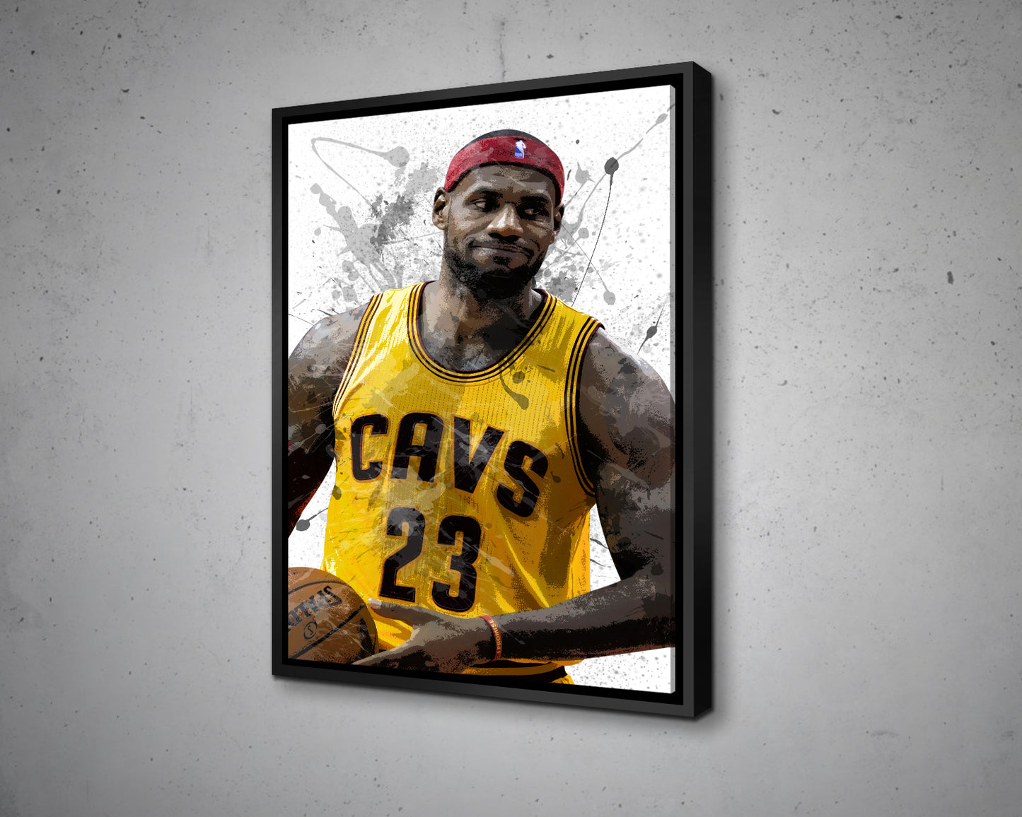Lebron James Canvas Wall Art
