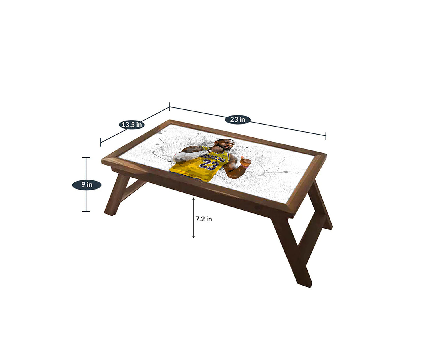LeBron James Splash Effect Coffee and Laptop Table