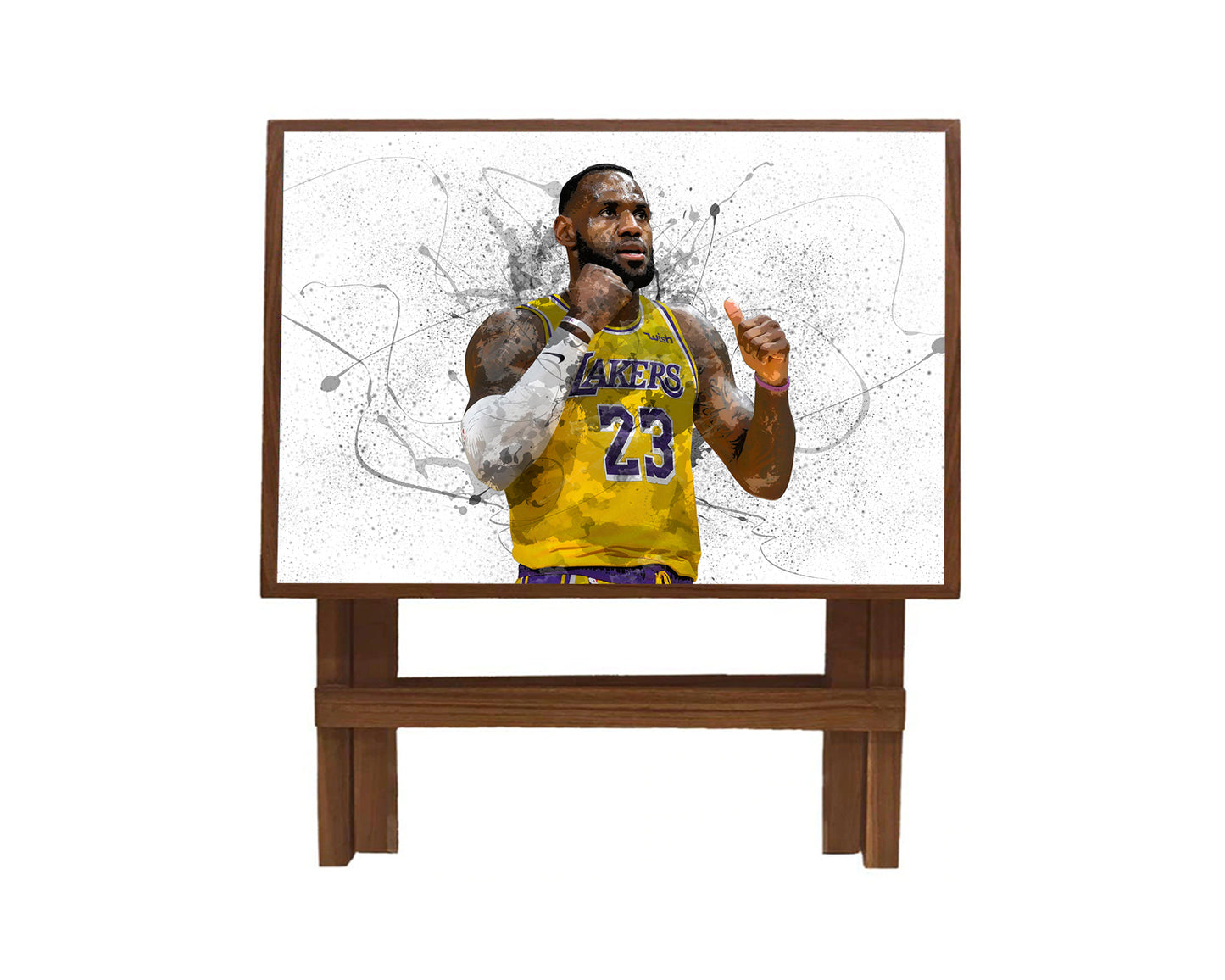 LeBron James Splash Effect Coffee and Laptop Table