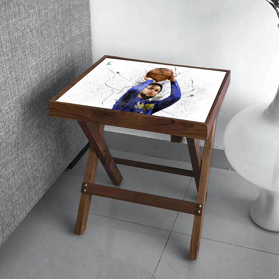 Stephen Curry Splash Effect Coffee and Laptop Table