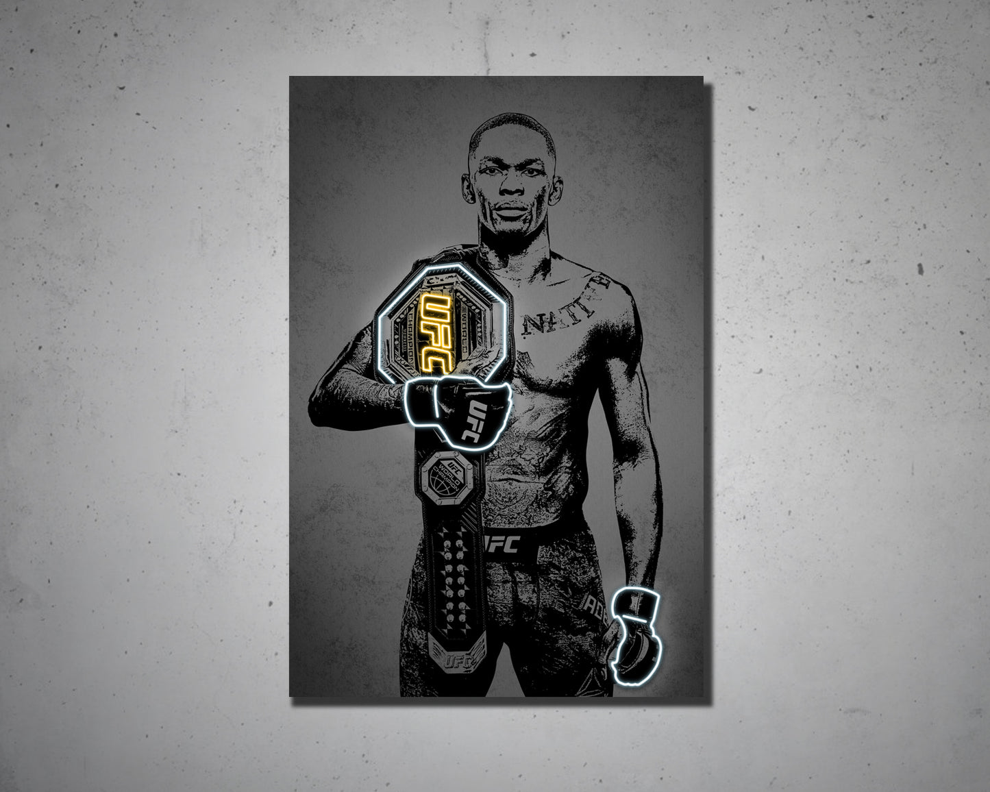 Israel Adesanya Canvas Wall Art