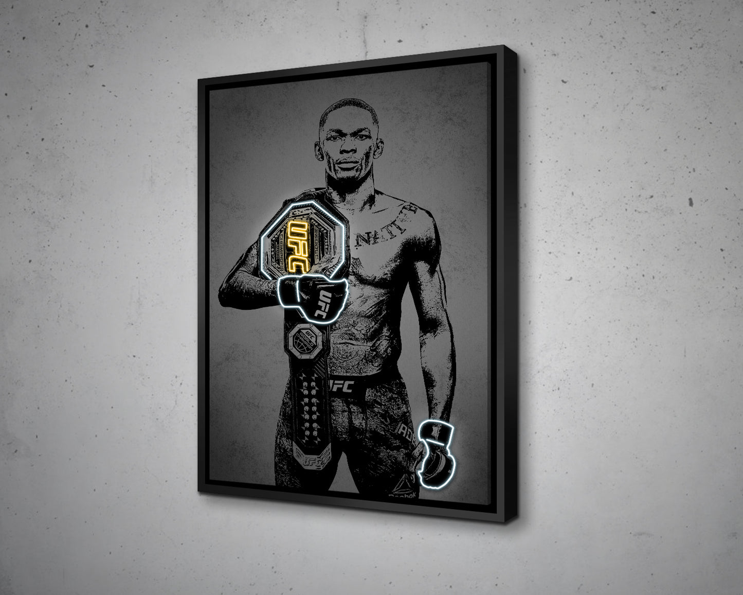 Israel Adesanya Canvas Wall Art