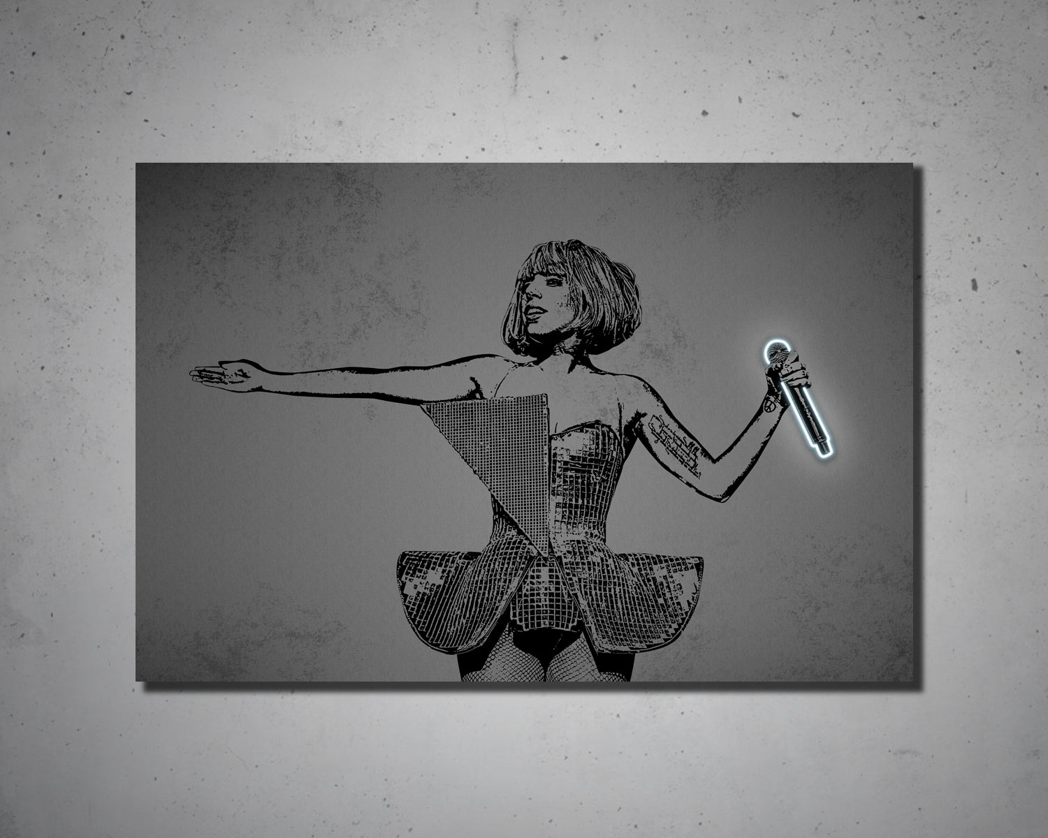 Lady Gaga Canvas Wall Art