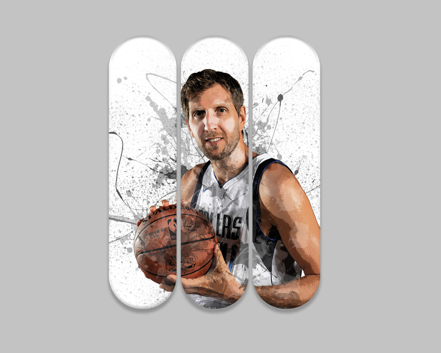 Dirk Nowitzki Acrylic Skateboard Wall Art