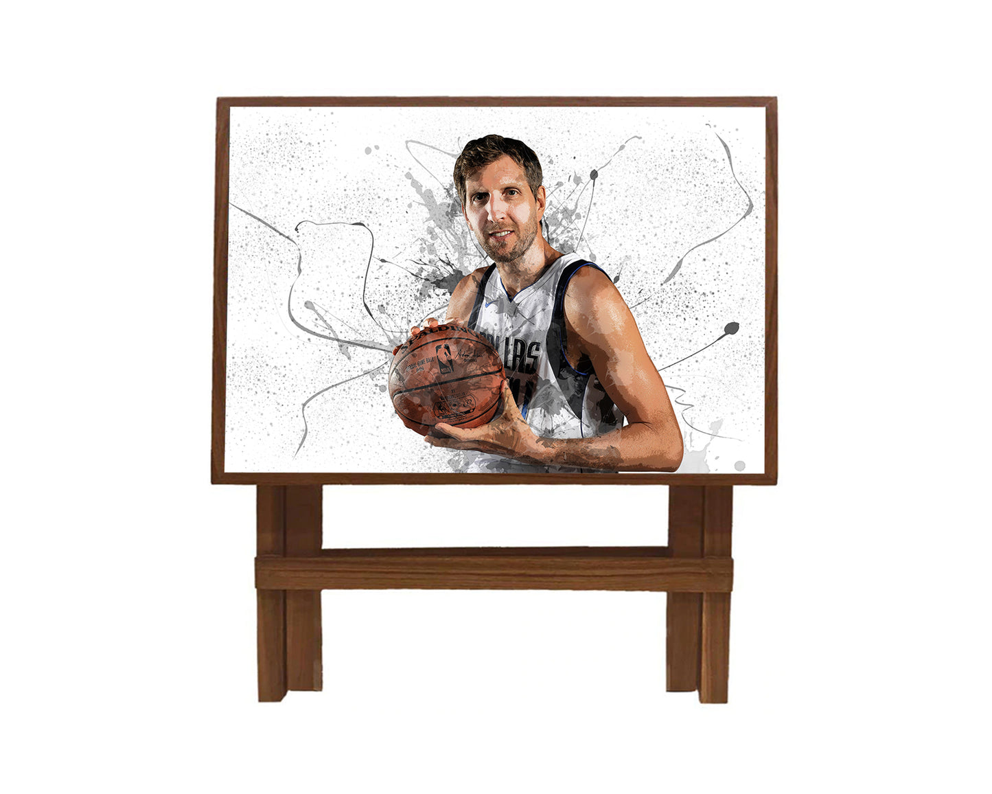 Dirk Nowitzki Splash Effect Coffee and Laptop Table