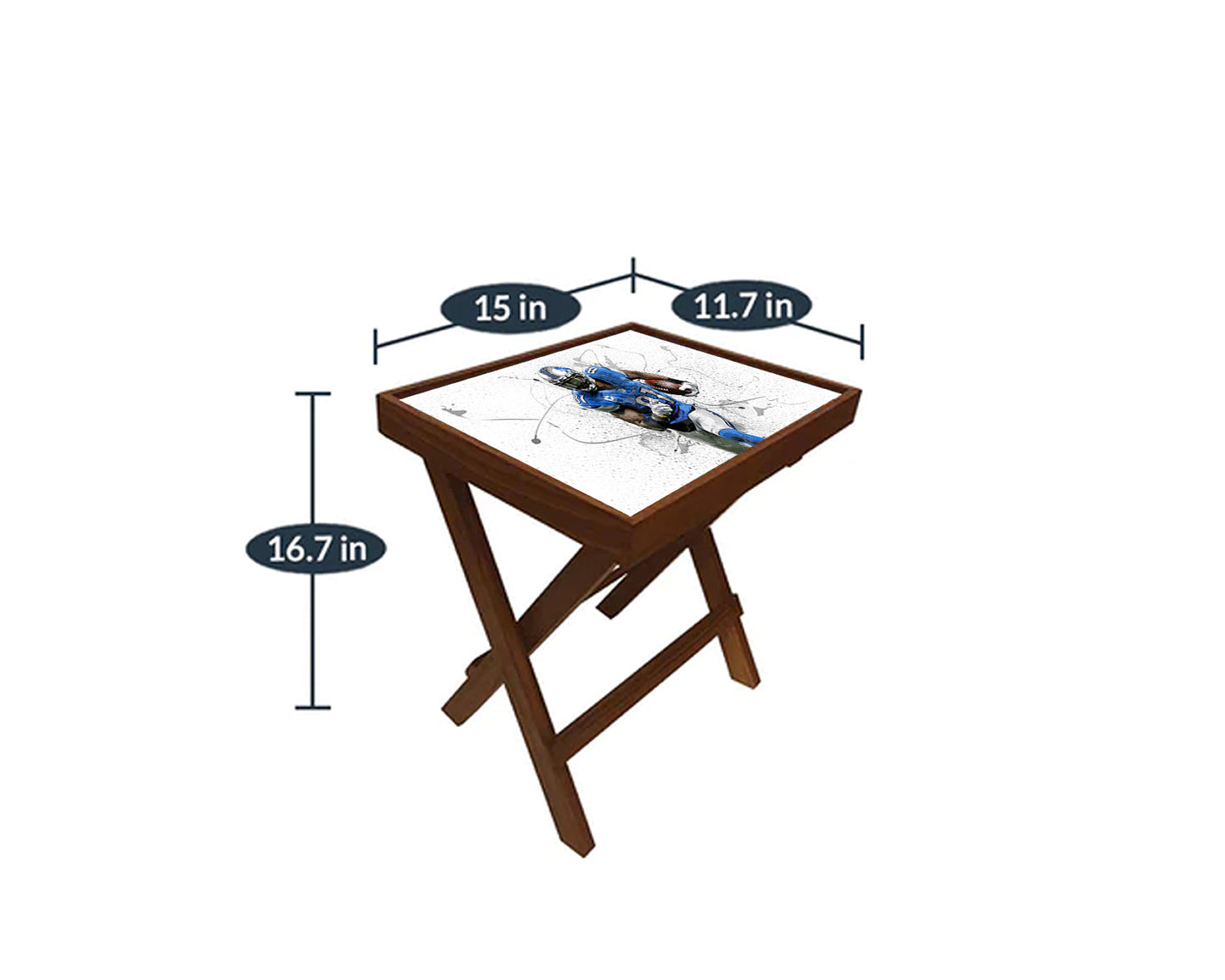 Calvin Johnson Splash Effect Coffee and Laptop Table