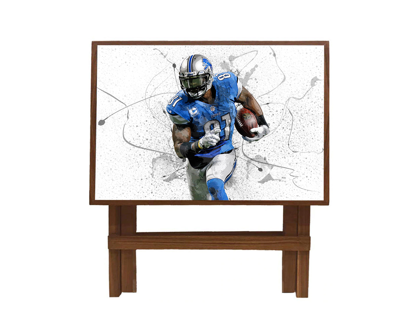 Calvin Johnson Splash Effect Coffee and Laptop Table