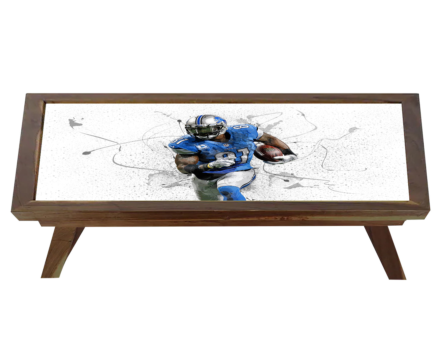 Calvin Johnson Splash Effect Coffee and Laptop Table