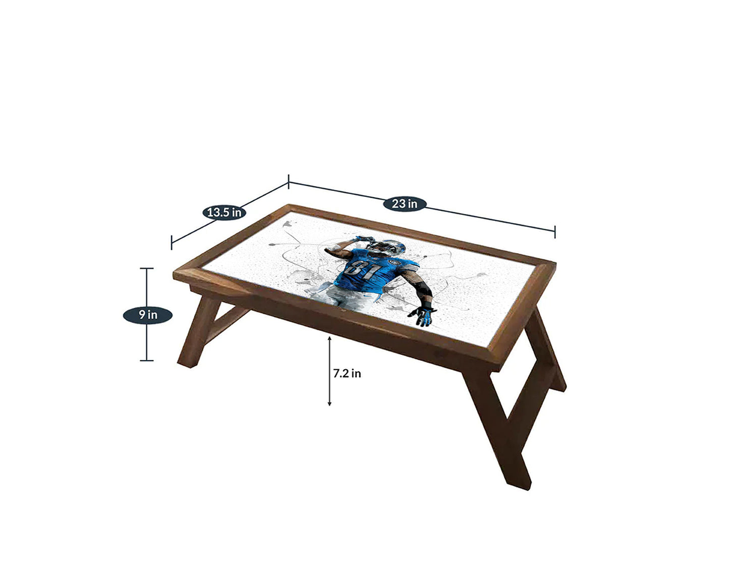 Calvin Johnson Splash Effect Coffee and Laptop Table