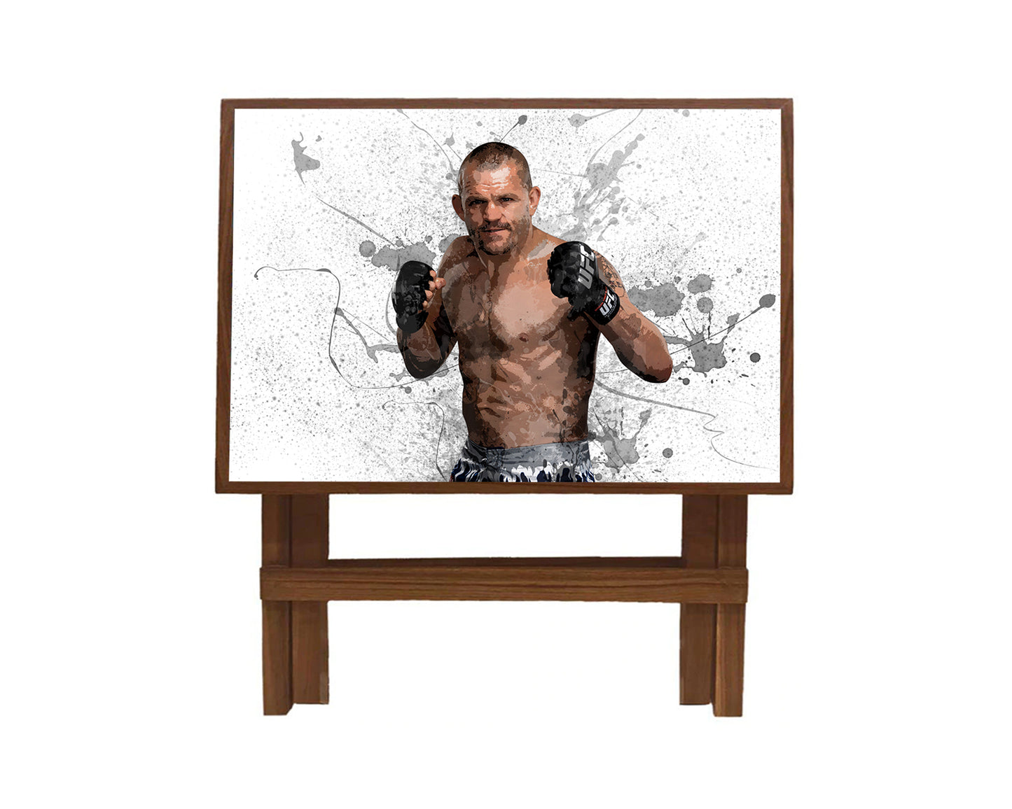 Chuck Liddell Splash Effect Coffee and Laptop Table