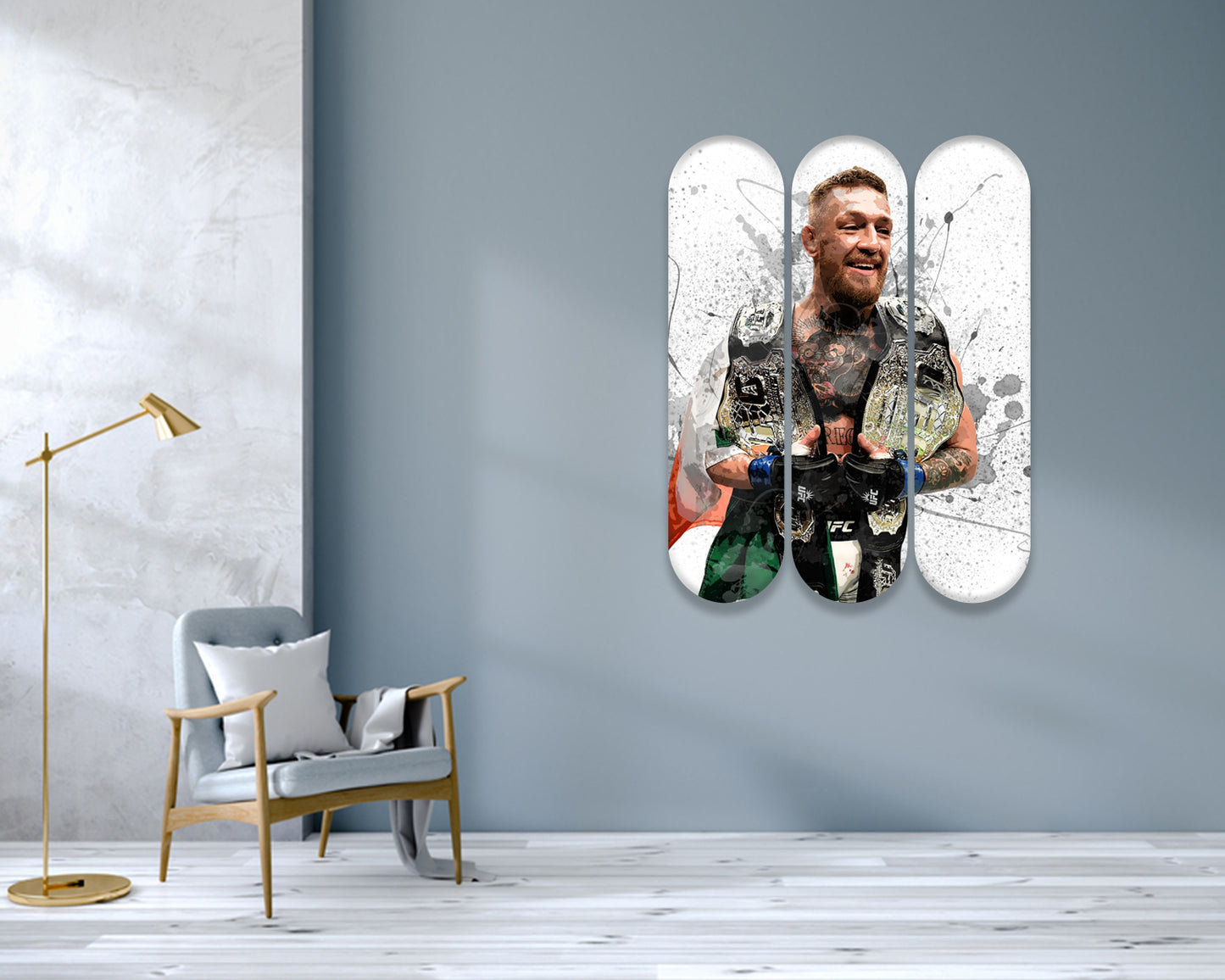 Conor McGregor Acrylic Skateboard Wall Art