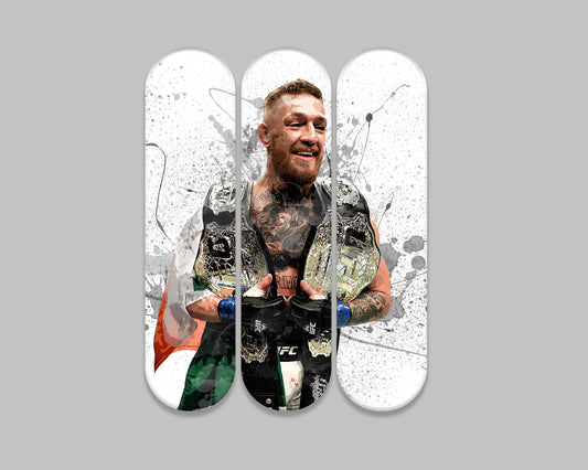Conor McGregor Acrylic Skateboard Wall Art