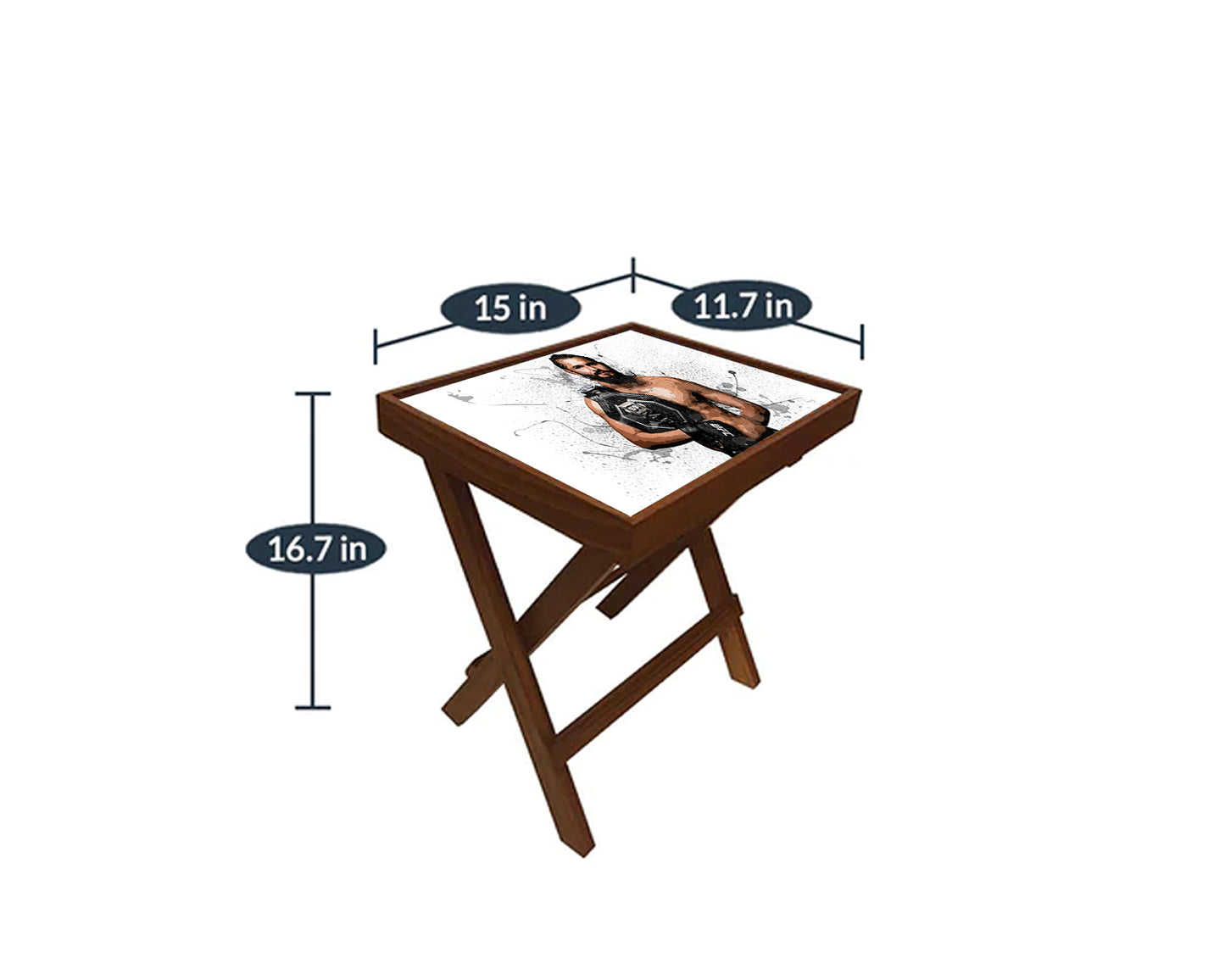Jorge Masvidal Splash Effect Coffee and Laptop Table