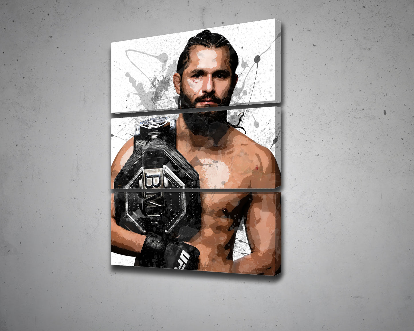 Jorge Masvidal Splash Effect Canvas Art