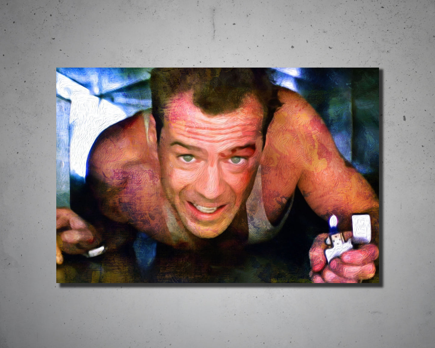 Die Hard Multicolour Wall Art
