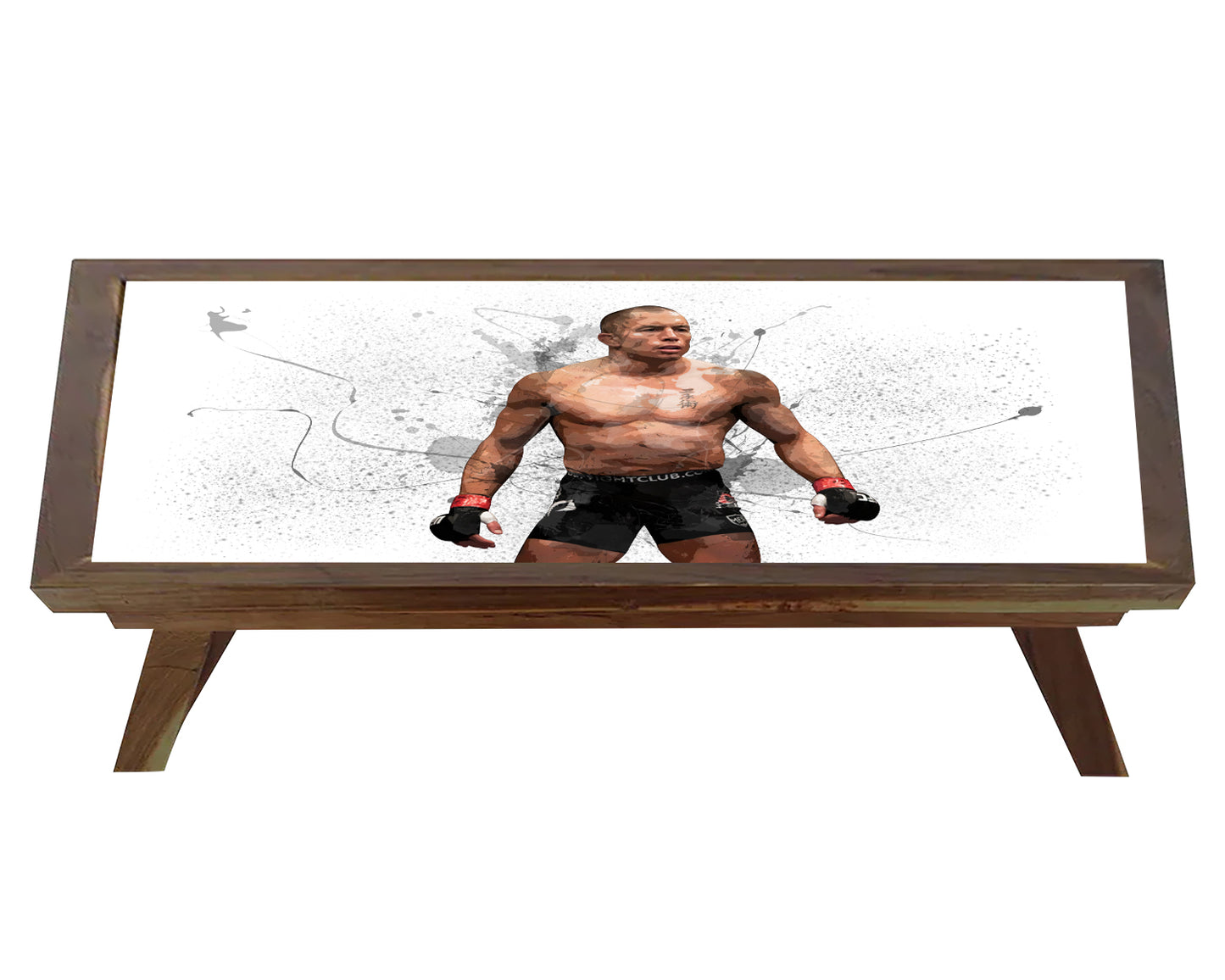 Georges St-Pierre Splash Effect Coffee and Laptop Table