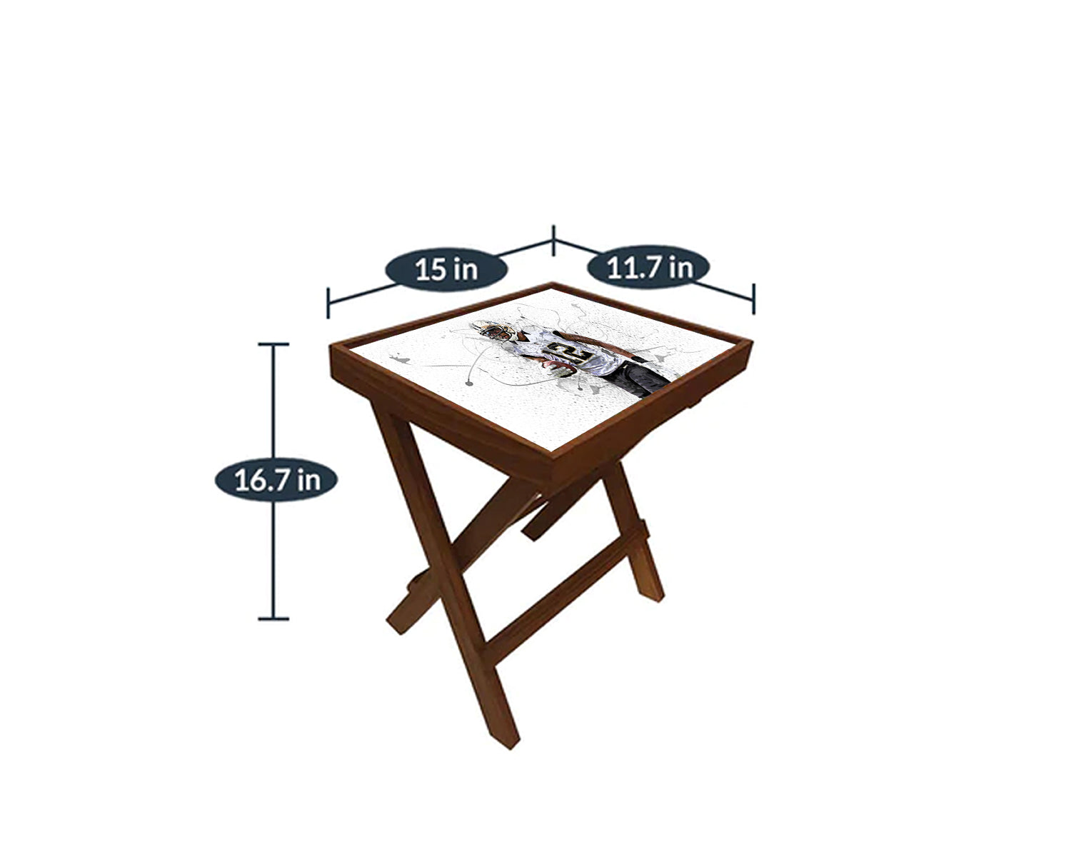 Marques Colston Splash Effect Coffee and Laptop Table