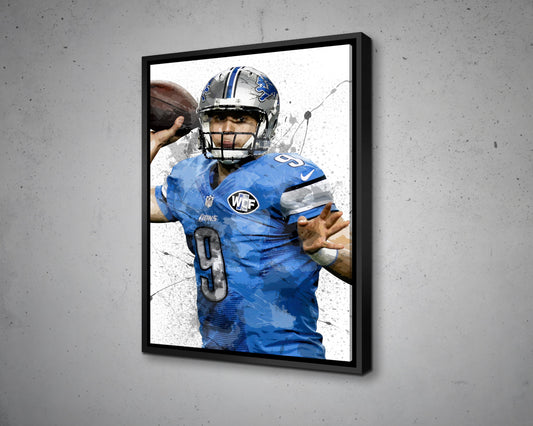 Matthew Stafford Canvas Wall Art