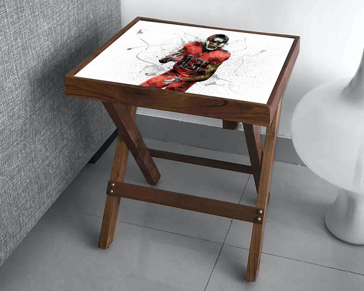 Mike Evans Splash Effect Coffee and Laptop Table