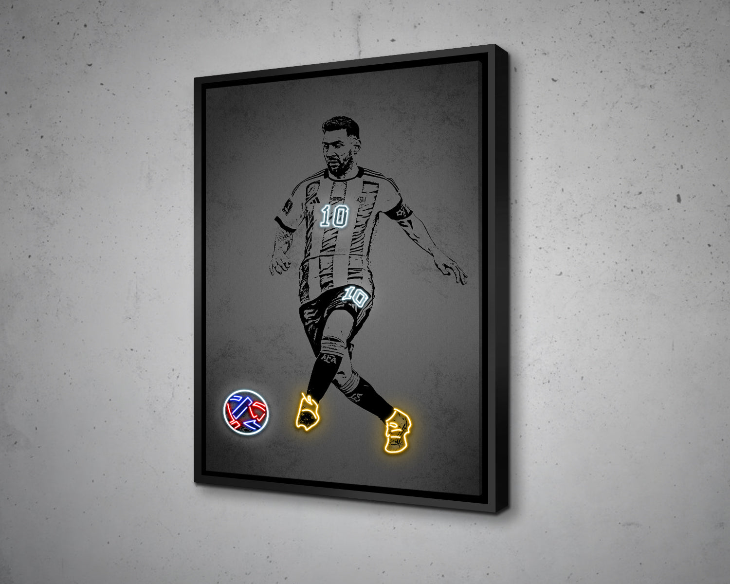 Lionel Messi Canvas Wall Art