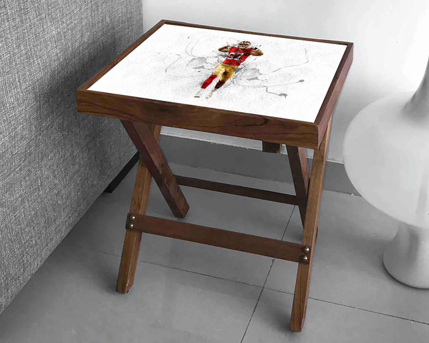 Nick Bosa Splash Effect Coffee and Laptop Table