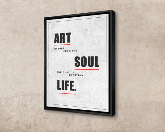 Art Soul Life Canvas Wall Art
