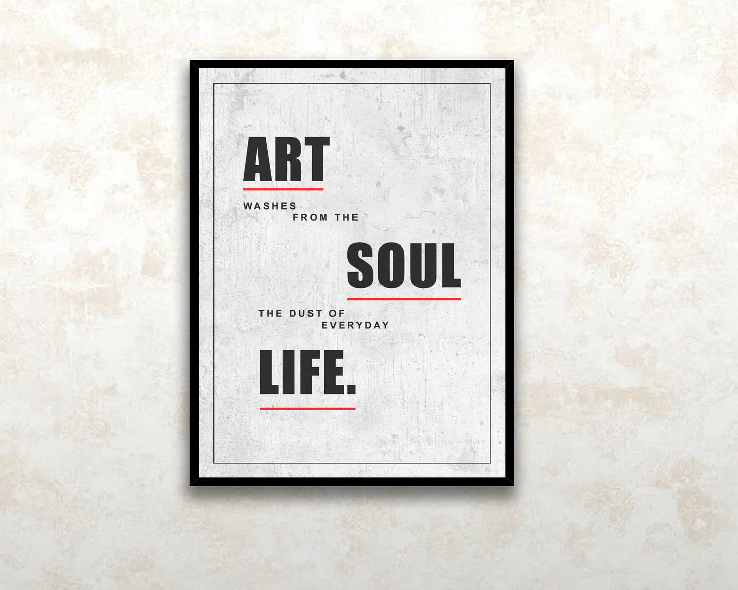 Art Soul Life Canvas Wall Art