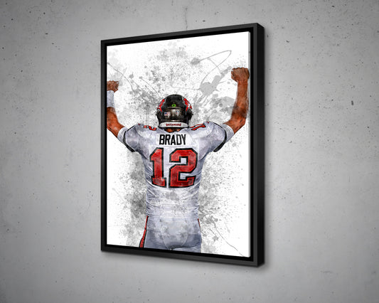 TOM BRADY Canvas Wall Art