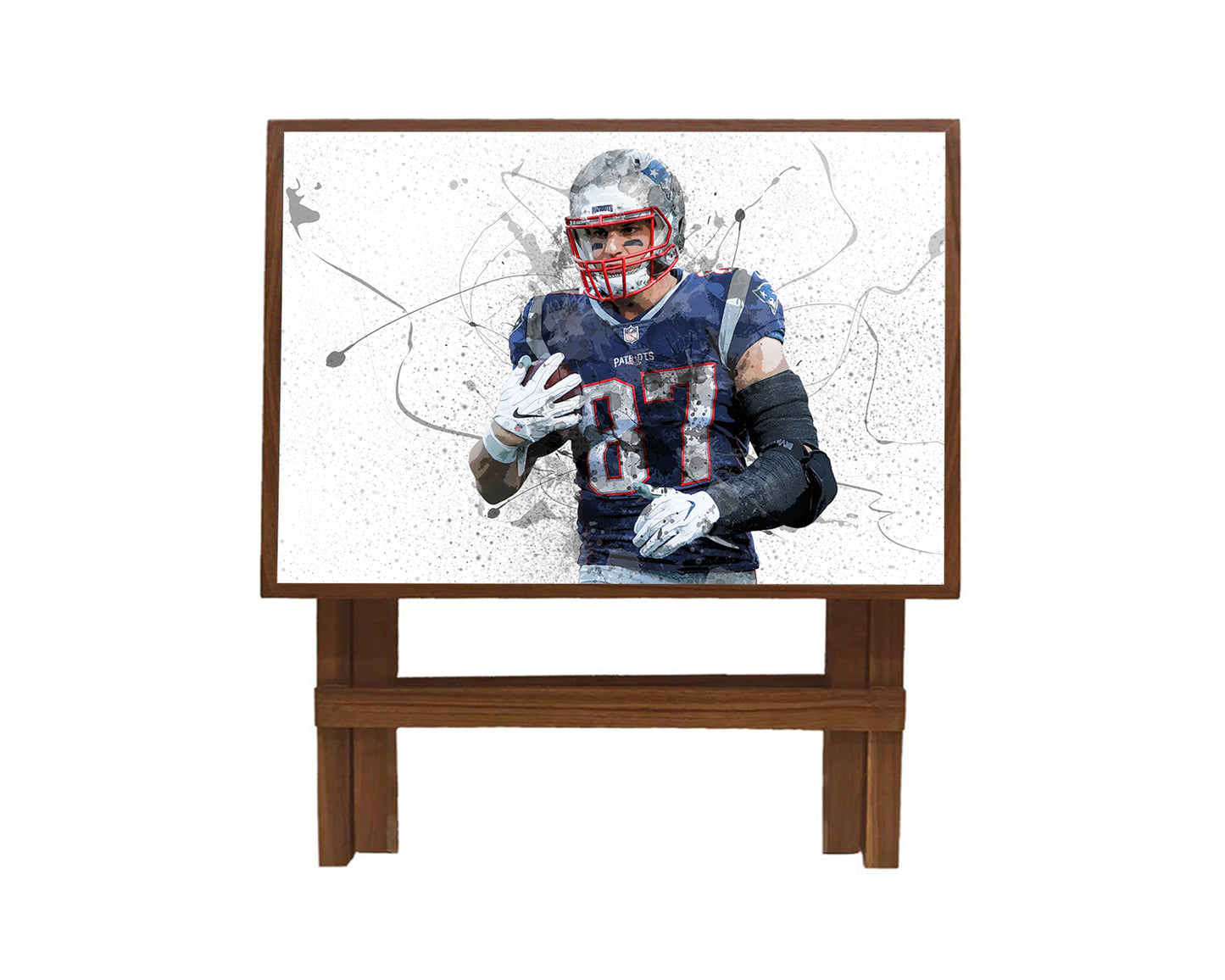 Rob Gronkowski Splash Effect Coffee and Laptop Table