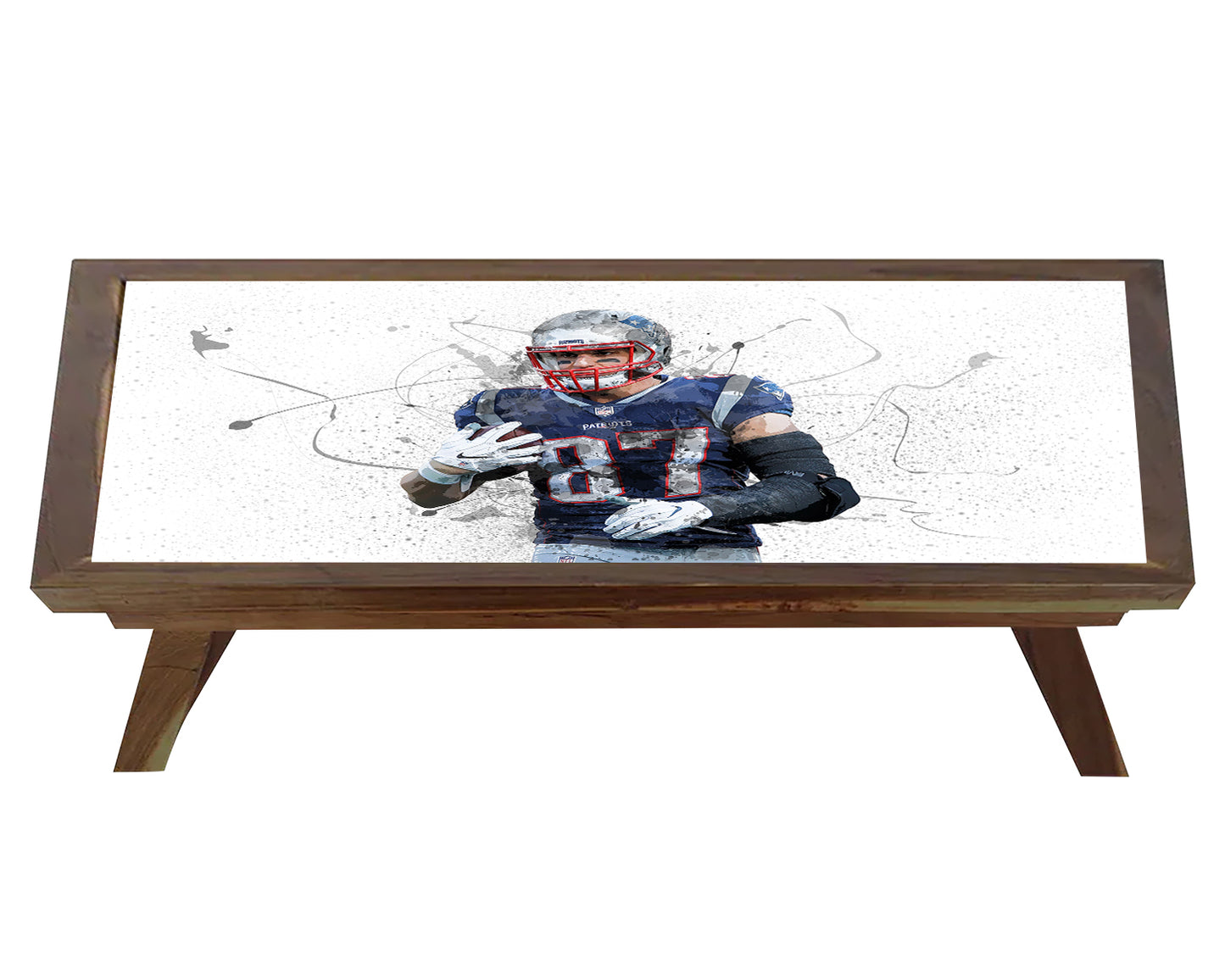 Rob Gronkowski Splash Effect Coffee and Laptop Table