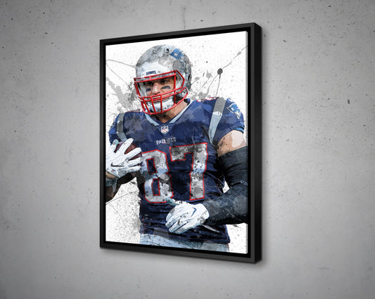 Rob Gronkowski Canvas Wall Art