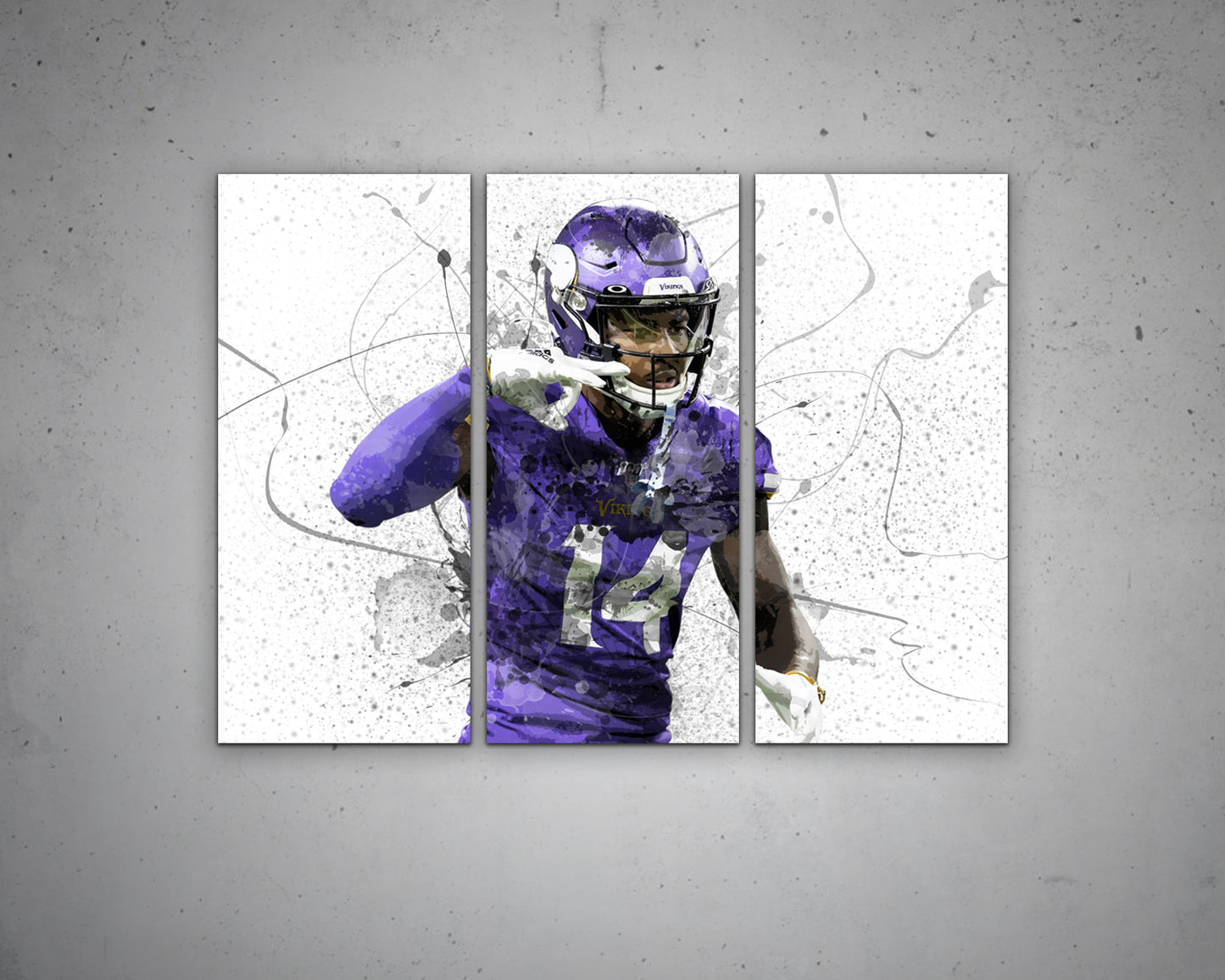 Stefon Diggs Canvas Wall Art