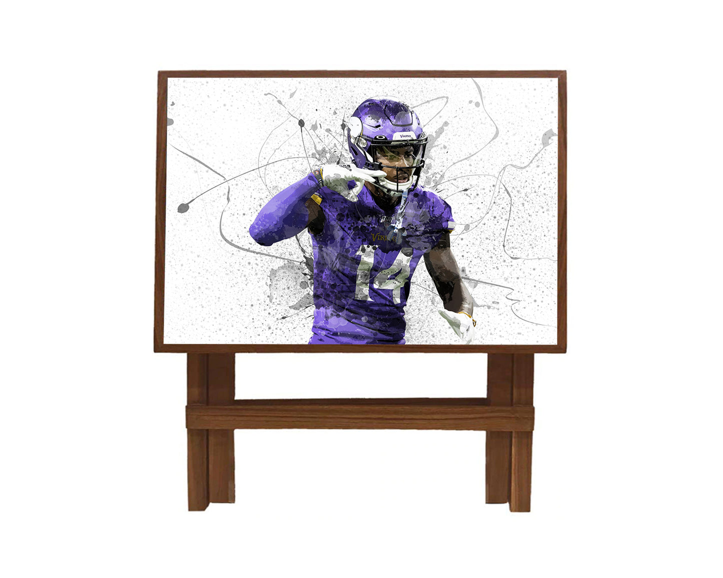 Stefon Diggs Splash Effect Coffee and Laptop Table