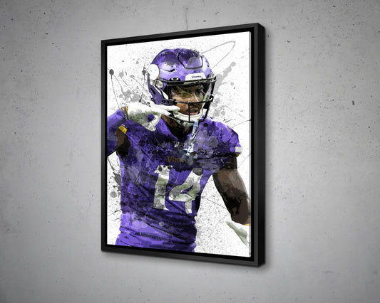Stefon Diggs Canvas Wall Art