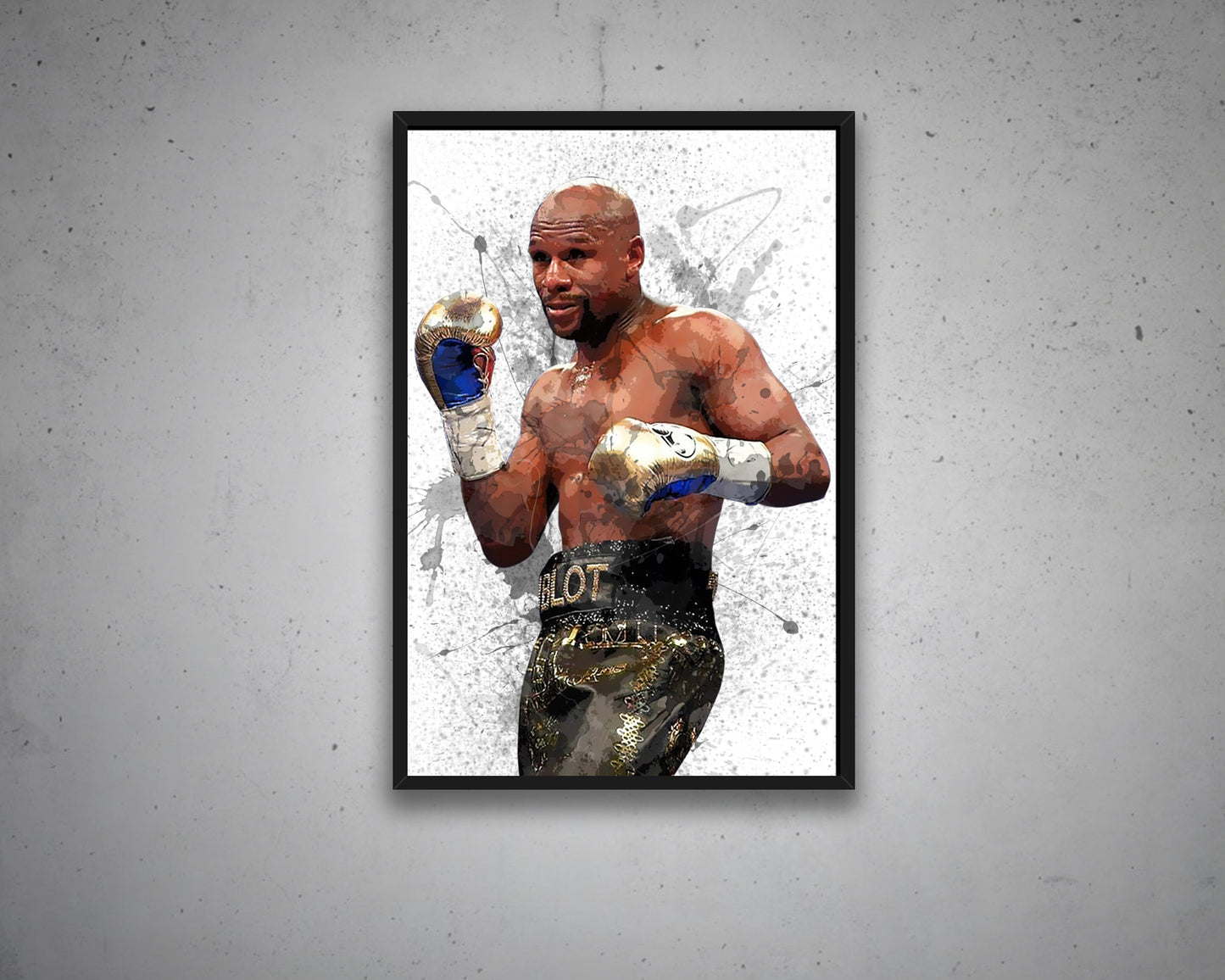 Floyd Mayweather Canvas Wall Art