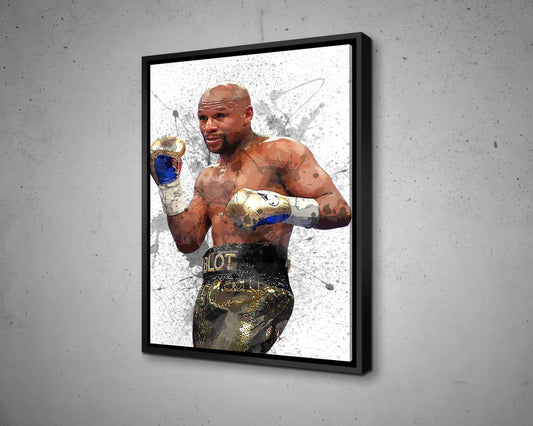 Floyd Mayweather Canvas Wall Art