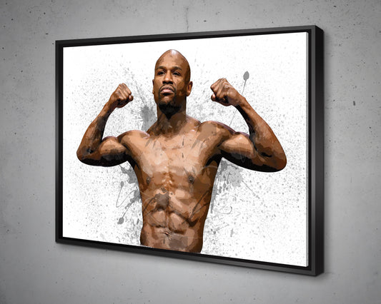 Floyd Mayweather Canvas Wall Art