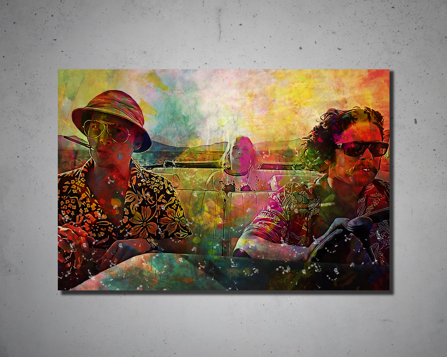 Fear and Loathing in Las Vegas Art Multicolour Wall Art