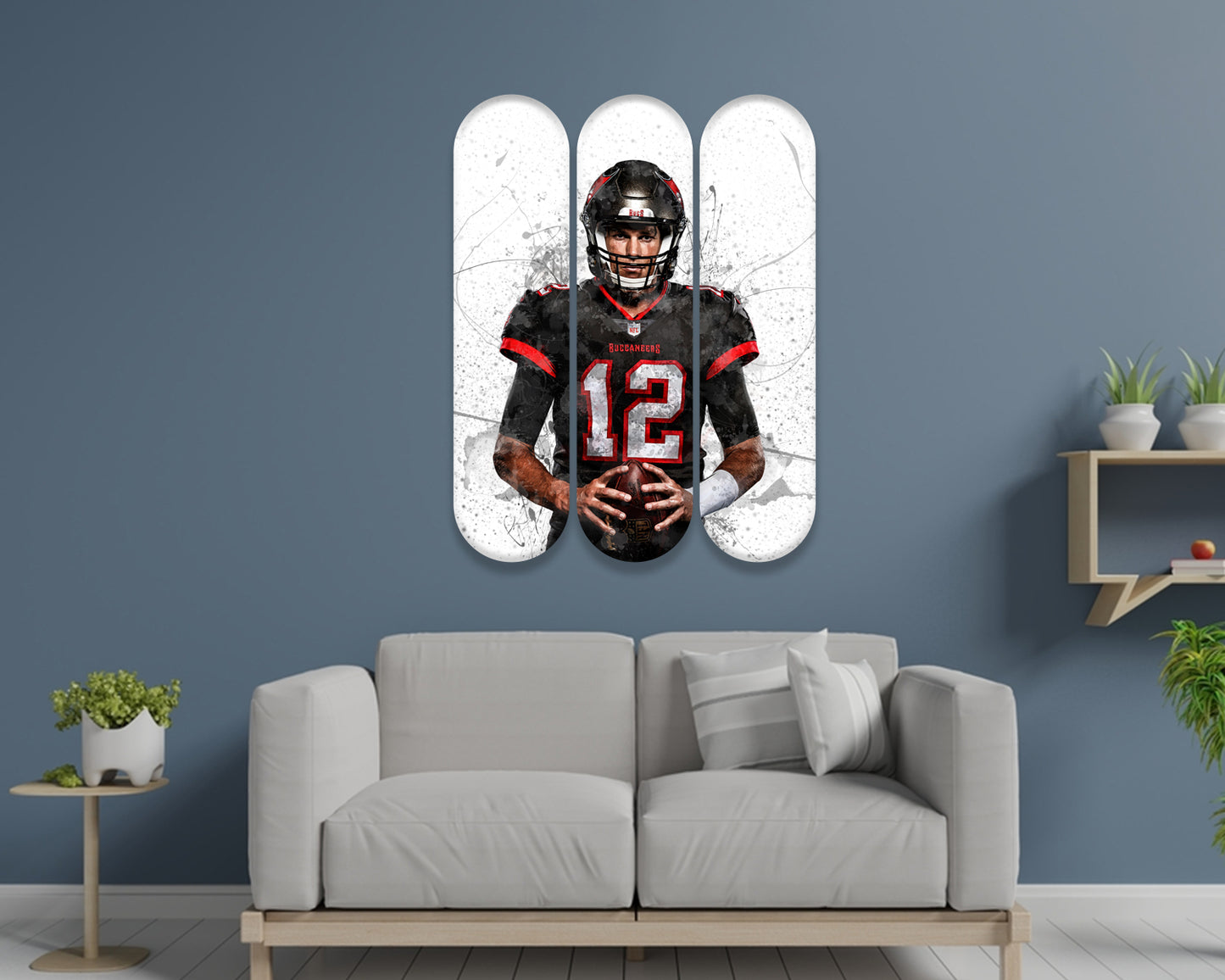 Tom Brady Acrylic Skateboard Wall Art