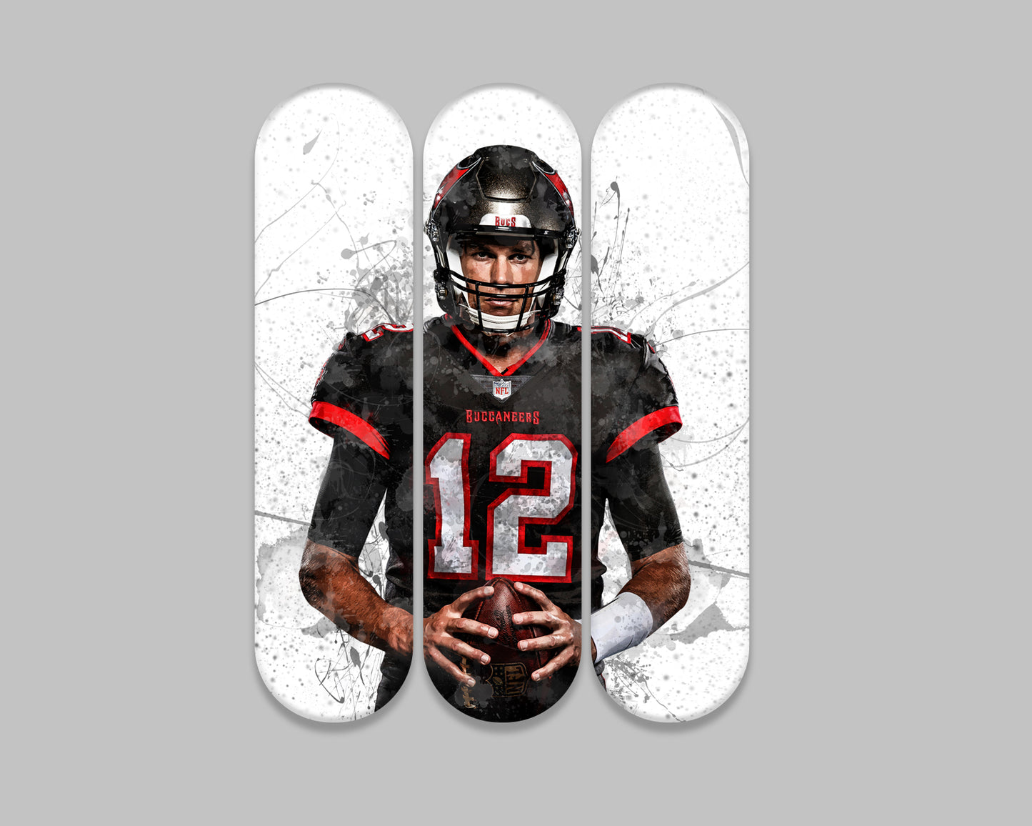 Tom Brady Acrylic Skateboard Wall Art