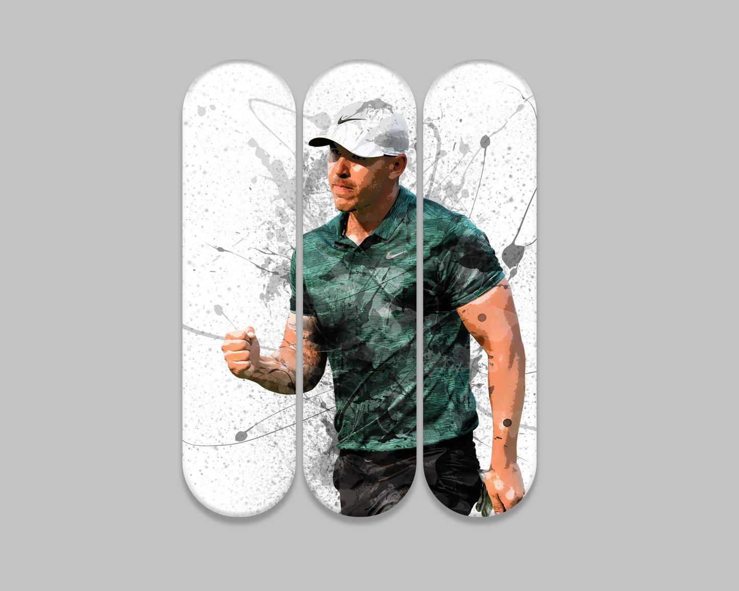 Brooks Koepka Acrylic Skateboard Wall Art