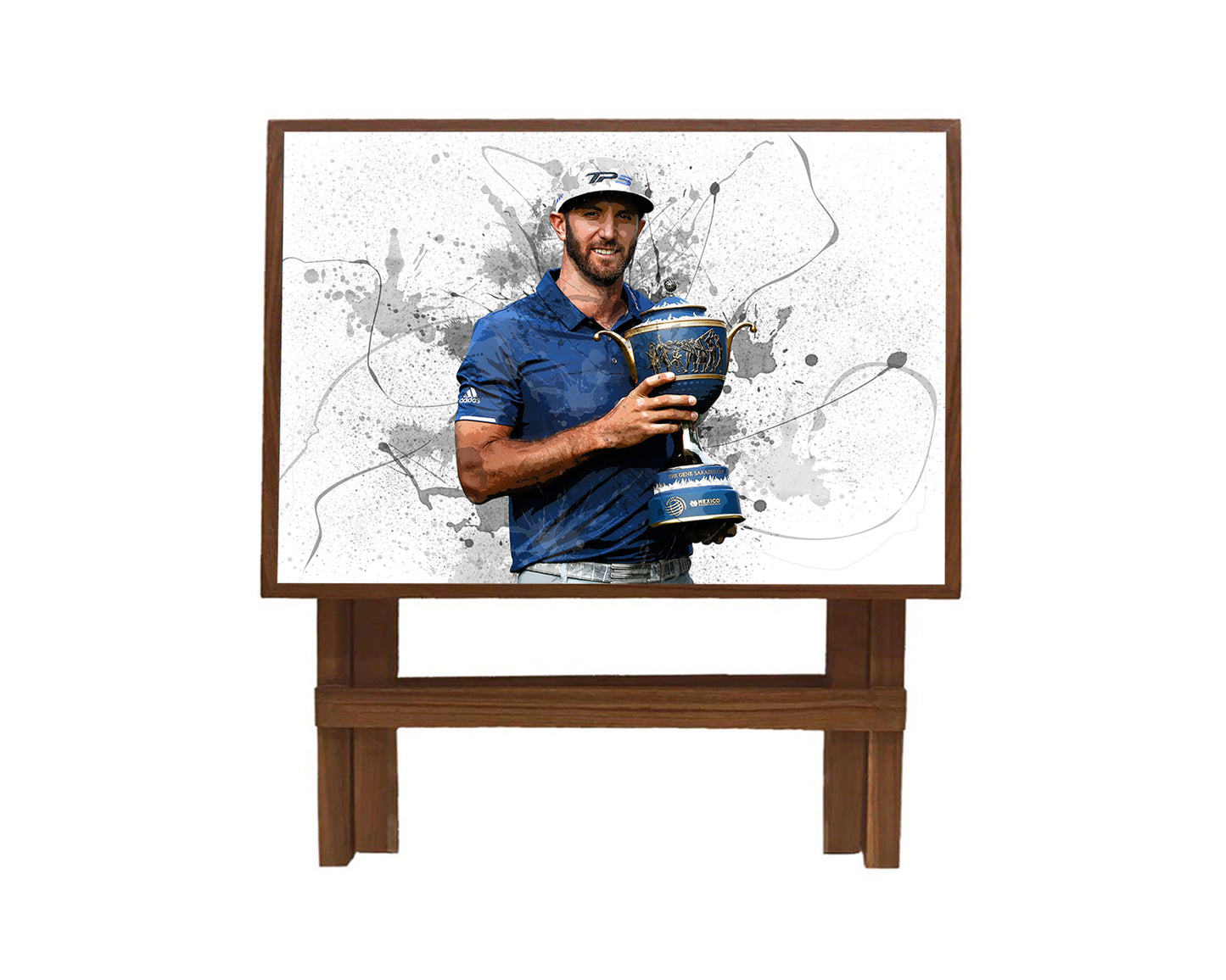 Dustin Johnson Splash Effect Coffee and Laptop Table