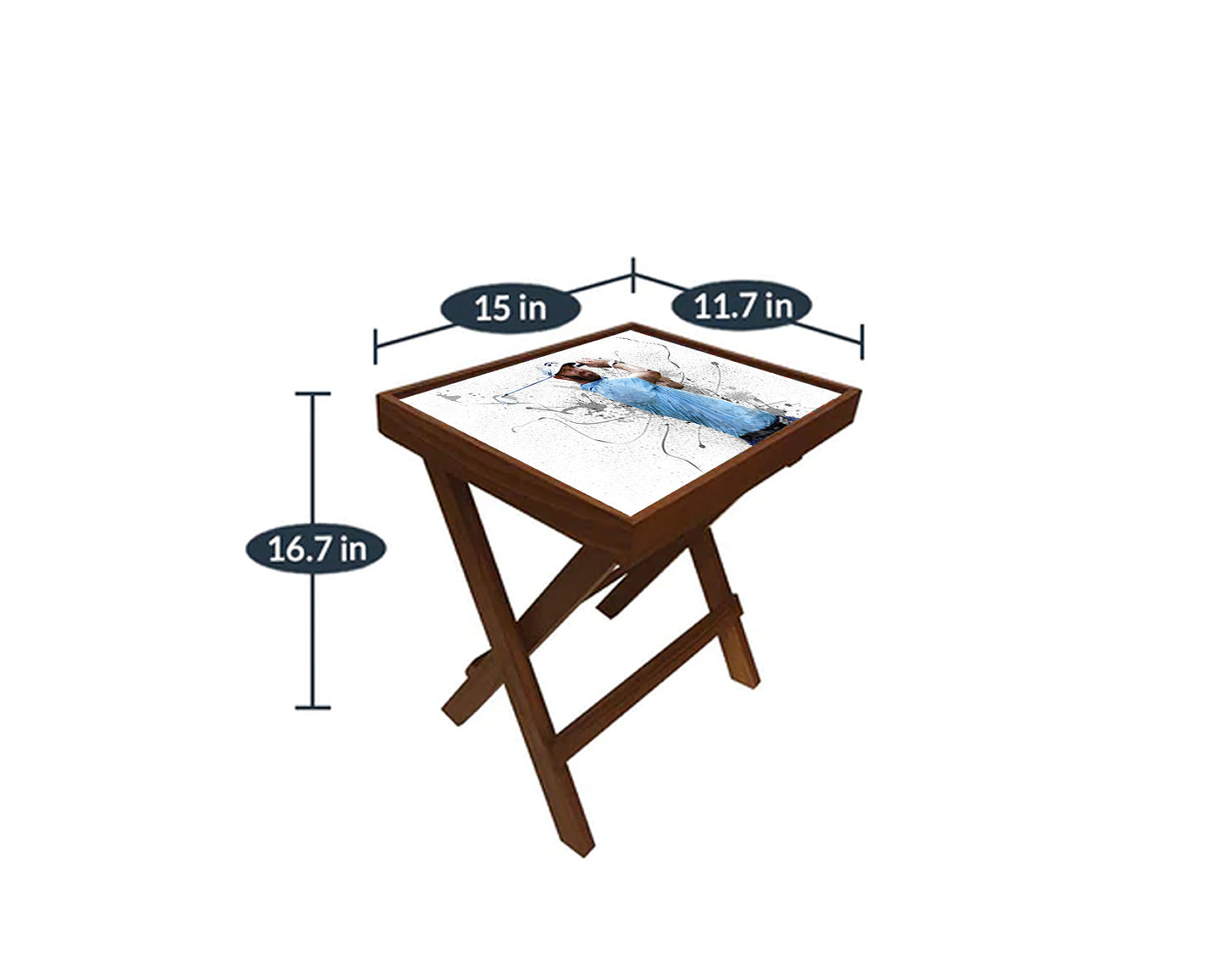 Dustin Johnson Splash Effect Coffee and Laptop Table