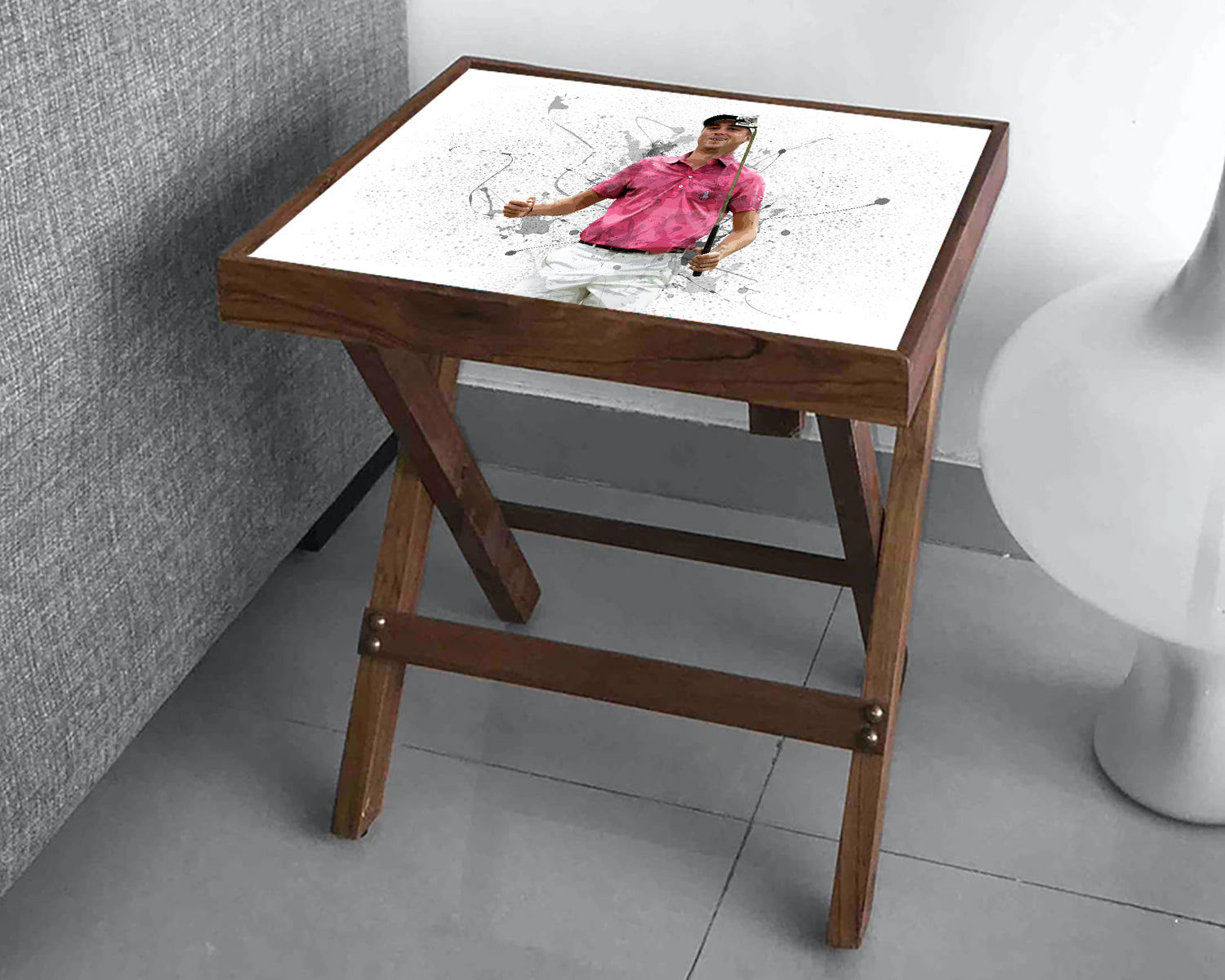 Justin Thomas Splash Effect Coffee and Laptop Table