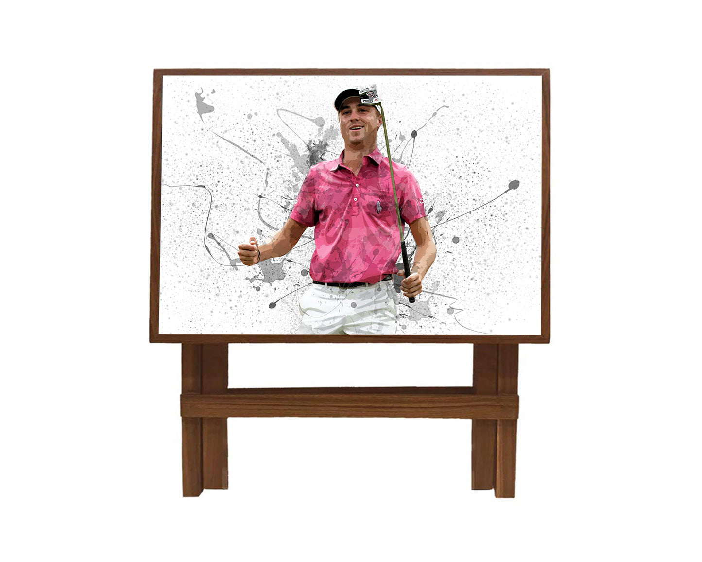 Justin Thomas Splash Effect Coffee and Laptop Table