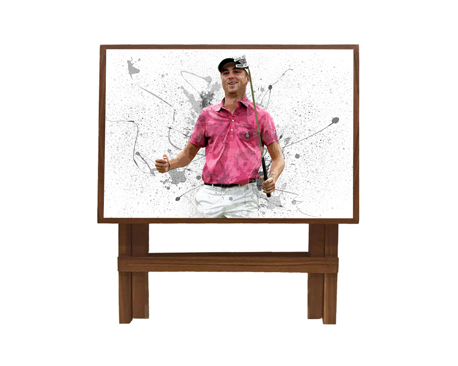 Justin Thomas Splash Effect Coffee and Laptop Table